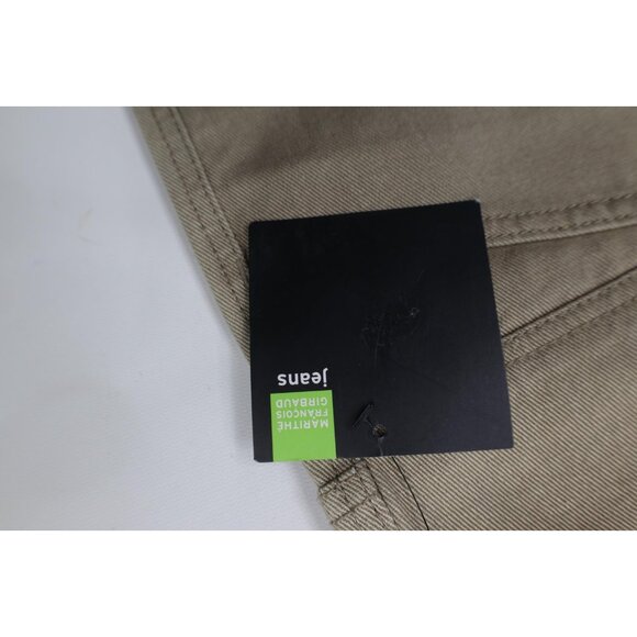 Deadstock Vtg 90s Marithe Francois Girbaud Mens 32 Baggy Denim Jean Shorts Beige - Picture 6 of 16